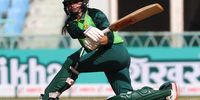 Proteas women batter Mignon du Preez scored a half-century as South Africa recorded a historic series win in India. Members of the middle order like Du Preez, have displayed some outstanding performances against India in the runup to the T20 International series. (Photo: Twitter / Cricket South Africa)
