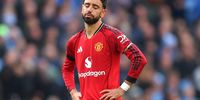 Bruno Fernandes of Manchester United looks dejected during the Premier League match between Manchester City and Manchester United at Etihad Stadium on September 14, 2025 in Manchester, England. (Photo: Carl Recine / Getty Images)