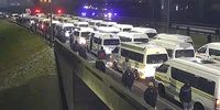 The N2 inbound and the N2 outbound were closed because of the taxi strike. (Photo: Supplied)