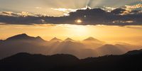 Sunset  from the top of the Prince Alfred’s Pass between Uniondale and Knysna. Image: Kelvin Saunders