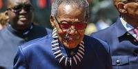 Prince Mangosuthu Buthelezi at the official opening of the KwaZulu-Natal (KZN) Legislature at Oval Cricket Stadium on 23 February 2023 in Pietermaritzburg, South Africa. (Photo: Gallo Images / Darren Stewart)
