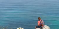 Searching for whales from Platberg above Misty Cliffs. Image: Marianne Alexander 