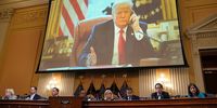 A monitor shows former US president Donald Trump in the Oval Office, during a public hearing of the House Select Committee to Investigate the January 6th attack on the US Capitol, on Capitol Hill in Washington, DC on 16 June 2022. The committee is expected to hold at least six public hearings. (Photo: EPA-EFE / Shawn Thew) 