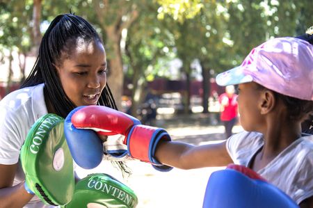 Young women boxers in Joburg’s inner city fight for Nirvana