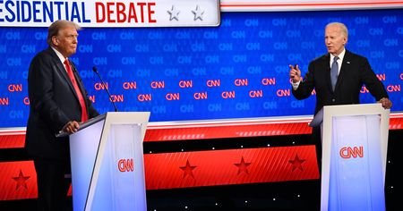 The Biden/Trump Debate 2024 - A battle between two political dinosaurs