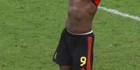 Romelu Lukaku of Belgium reacts during the FIFA World Cup 2022 group F soccer match between Croatia and Belgium at Ahmad bin Ali Stadium in Doha, Qatar, 01 December 2022.  EPA-EFE/Rolex dela Pena