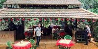 The happy café space in the AmmaZulu Gardens and Sculpture Precinct. (Photo: Wanda Hennig)<br>