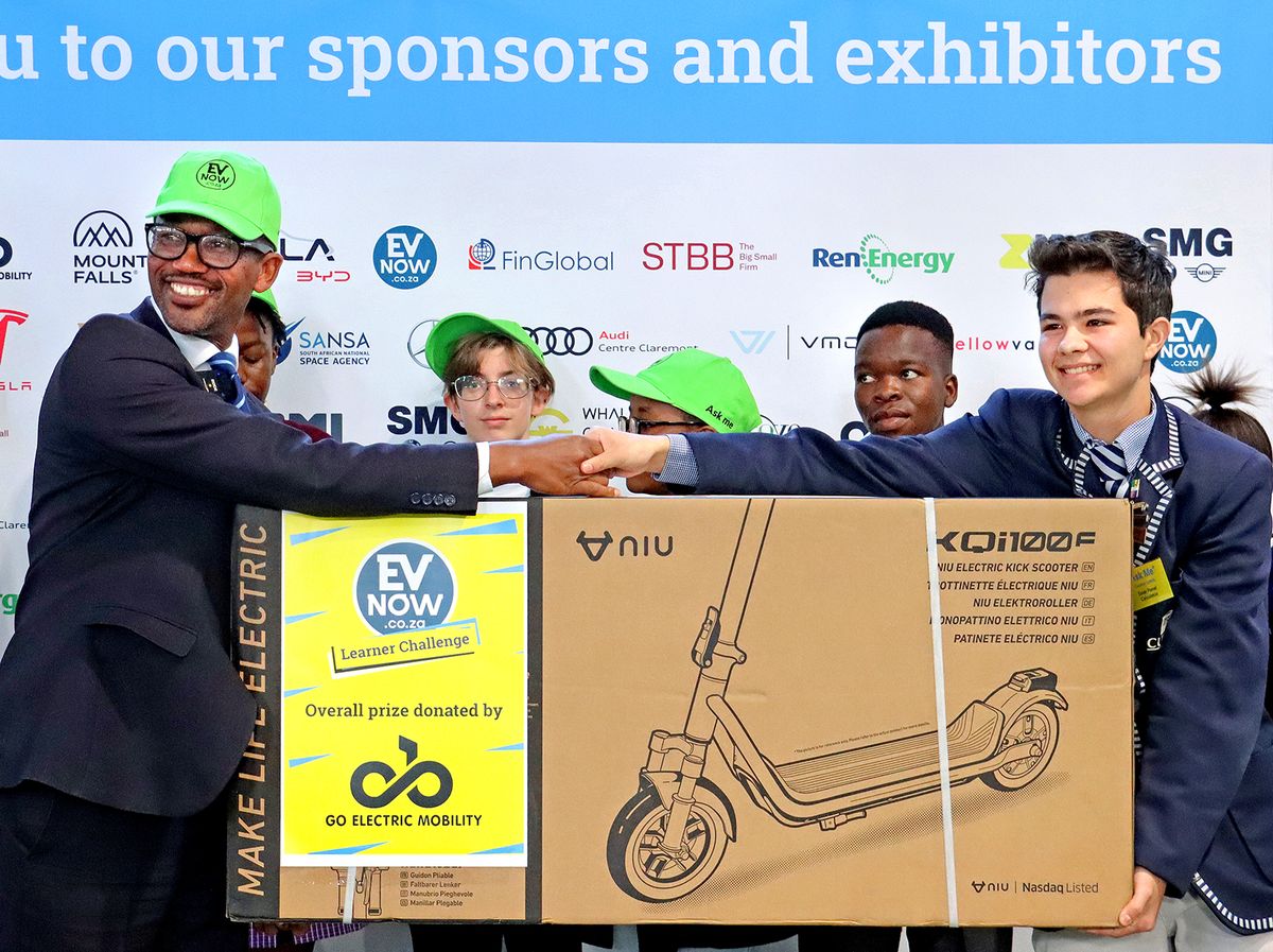 Hermanus teen’s solar app powers a win at EV showcase