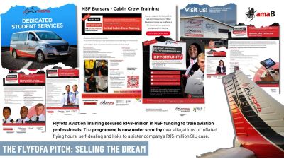 Flyfofa Aviation couple milked millions from the National Skills Fund