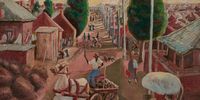 Gerard Sekoto<br>Horse and Cart, Sophiatown<br>ZAR 3 000 000 - 4 000 000