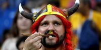 A fan of Belgium eats before the FIFA World Cup 2018 round of 16 soccer match between Belgium and Japan in Rostov-On-Don, Russia, 02 July 2018. EPA-EFE/FRANCIS R. MALASIG 