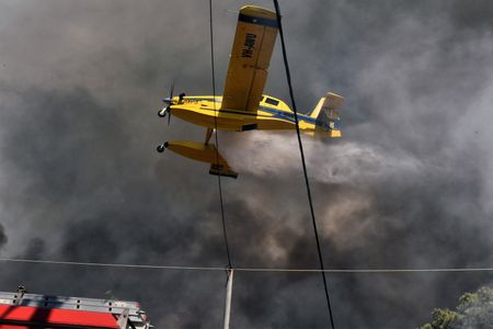 Raging wildfires near Greek capital force residents to flee