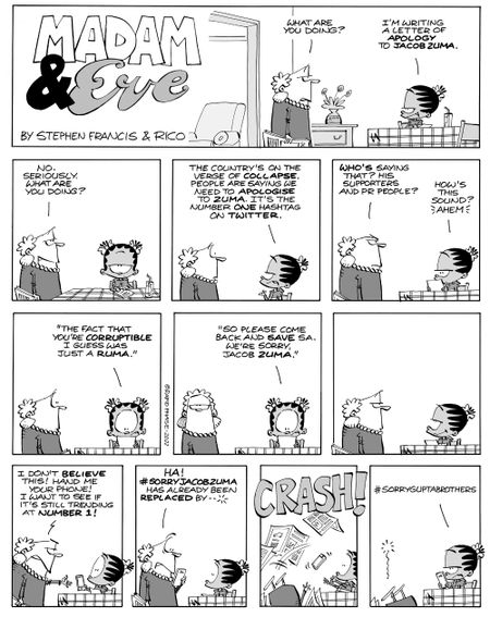 We’re So Sorry, Jacob Zuma