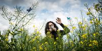 Portrait of the photographer Aun Raza during the lockdown on the Austrian countryside. Marylise Vigneau