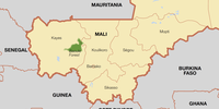 Chart 1: Map of Mali indicating Koulikoro and Kayes regions. (Source: United Nations)