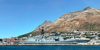 Currently docking in Simonstown:<br>Neustrashimy, Pennant no 772, is the lead ship of the Neustrashimy-class frigate (Russian designation Project 11540 Yastreb) of the Russian Navy's Baltic Fleet.<br>(Photo: Supplied)