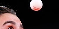 TOKYO, JAPAN --JULY 24: Hend Zaza of Team Syria in action during her women's singles preliminary round table tennis match on day one of the Tokyo 2020 Olympic Games at Tokyo Metropolitan Gymnasium on July 24, 2021 in Tokyo, Japan. (Photo by Steph Chambers / Getty Images)