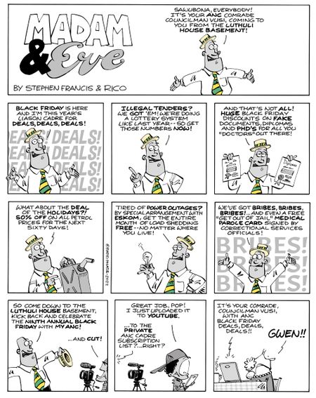 Black Friday Deals! 50% Off All Politicians!