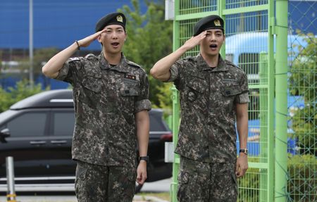 BTS members RM, V discharged from South Korea military, looking forward to reunion