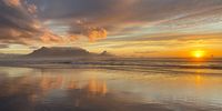 Reflections of a Blouberg sunset. Photographer: Mark Cromhout  