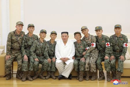 N.Korea's Kim praises military medics for frontline Covid-19 fight in capital