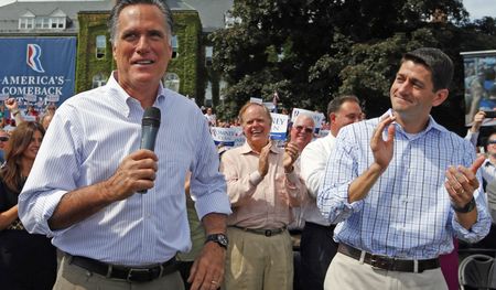 Tempest time: Mother Nature, and his own party, threaten Mitt's prime-time debut
