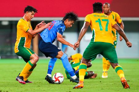 Japan pip South Africa in Tokyo 2020 football opener