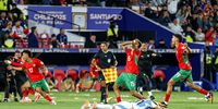 Players of Morocco celebrate after winning the FIFA U-20 World Cup Chile 2025 final match between Argentina and Morocco at Estadio Nacional Julio Martinez Pradanos on October 19, 2025 in Santiago, Chile. (Photo: Martín Fonseca / Eurasia Sport Images / Getty Images)