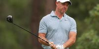 Rory McIlroy of Northern Ireland reacts on the second tee during the final round of the BMW Championship at Castle Pines Golf Club on August 25, 2024 in Castle Rock, Colorado. (Photo by Harry How/Getty Images)