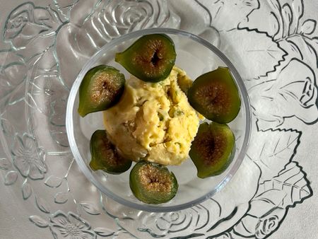 Chilled Tradition: How to turn green fig preserves into ice cream