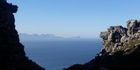 Hangklip from Kalk Bay mountain. Image: Peter Bam