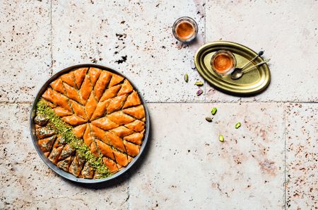 Pistachio & Walnut Baklava, from Dianne Bibby’s More Good Food