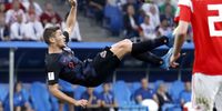 Andrej Kramaric of Croatia in action during the FIFA World Cup 2018 quarter final soccer match between Russia and Croatia in Sochi, Russia, 07 July 2018. EPA-EFE/SHAWN THEW