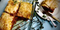 Kreatopita, a.k.a. Greek Country Meat Pie. (Photo: Tony Jackman)