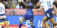 CAPE TOWN, SOUTH AFRICA - JUNE 18: Hacjivah Dayimani of the Stormers during the United Rugby Championship final match between DHL Stormers and Vodacom Bulls at DHL Stadium on June 18, 2022 in Cape Town, South Africa. (Photo by Ashley Vlotman/Gallo Images)