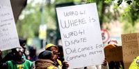ANC Ward Representatives Picket Outside Luthuli House