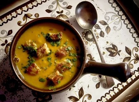 Souper Tuesday: Spiced pumpkin soup
