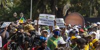 A general view outside court where ANC Secretary-General Ace Magashule appeared at the Bloemfontein Magistrate Court on 13 November 2020 in Bloemfontein, South Africa. (Photo: Gallo Images/Frikkie Kapp)