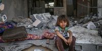 epa09218145 A Palestinian child sits amid the rubble of family destroyed house after a ceasefire between Israel and Gaza fighters, in Beit Hanun town northern Gaza Strip, 21 May 2021. After 11 days of fighting a ceasefire came into effect between Israel and militants in Gaza strip under an Egyptian initiative for an unconditional ceasefire. At least 232 Palestinians were killed in the Israeli offensive according to Palestinian health ministry, while at least 12 Israelis killed in rocket attacks from Gaza.  EPA-EFE/MOHAMMED SABER