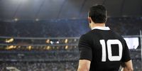 Dan Carter during The Castle Rugby Championship match between South Africa and New Zealand at Soccer City Complex in Johannesburg on 6 October 2012. (Photo: Cornel van Heerden / Gallo Images)