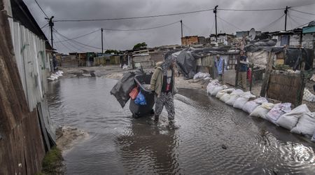 Cape Town scrambles to send flood relief kits, relocate residents after wind rips off roofs, areas flood