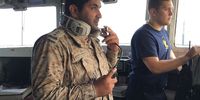 A Saudi naval officer on the bridge of HMS St Albans during a joint exercise in the Gulf in 2016. (Photo: Royal Navy)