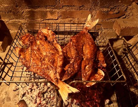 What’s cooking today: Black garlic carpenter fish on the braai