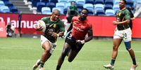 Shaun Williams of South Africa during the match between South Africa and Kenya on day 1 of the HSBC Sydney Sevens at Allianz Stadium on 27 January, 2023 in Sydney, Australia. (Photo: David Van Der Sandt/Gallo Images)