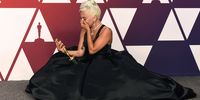 Lady Gaga, winner of Best Original Song for "Shallow" from "A Star is Born," poses in the press room during the 91st Annual Academy Awards at Hollywood and Highland on February 24, 2019 in Hollywood, California. (Photo by Frazer Harrison/Getty Images)