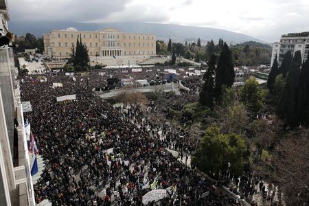 Hundreds of thousands protest across Greece over deadly train crash