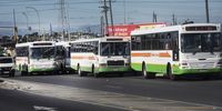 Golden Arrow buses on Mey Way, Khayelitsha, Cape Town. (Photo: Gallo Images / Brenton Geach)
