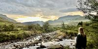Looking up the Sani Pass from the Mkomazana River. Photographer: Lynley Clarke