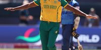 Kagiso Rabada of South Africa celebrates the wicket of Dasun Shanaka of Sri Lanka during the ICC Men’s T20 Cricket World Cup at  Nassau County International Cricket Stadium in New York on 3 June 2024. (Photo: Robert Cianflone / Getty Images)