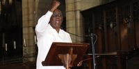 Zwelinzima Vavi, general secretary of the South African Federation of Trade Unions, says an ideology of "profits over people" is eroding basic human rights in the country, 18 February 2025. (Photo: Tamsin Metelerkamp)